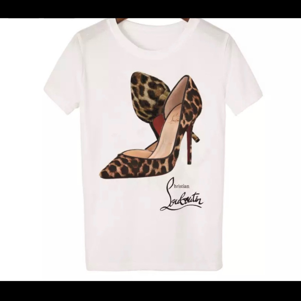 Red-Bottom Shoes Graphic Tee👠 - Picture 2 of 4
